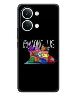 Чехол для Xiaomi Poco X8 Pro Max с картинкой «Логотип Among Us»
