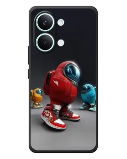 Чехол для Xiaomi Poco X8 Pro Max с картинкой «Among Us — 3D стиль»
