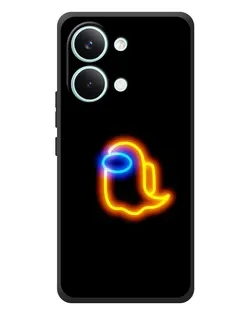 Чехол для Xiaomi Poco X8 Pro Max с картинкой «Among Us неоновое сияние»