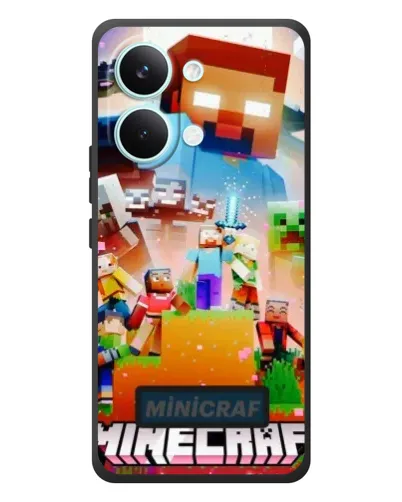 Чехол для Xiaomi Poco X8 Pro Max с картинкой «Minecraft герои игры»