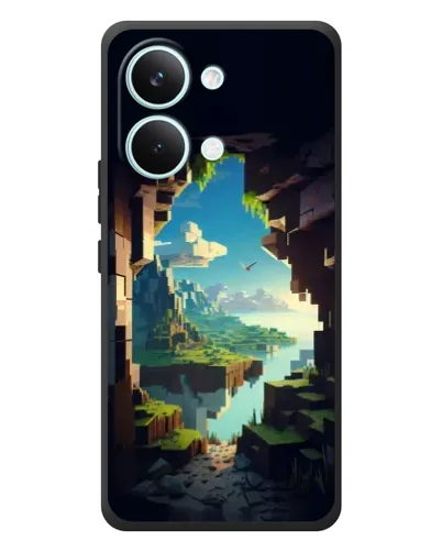 Чехол для Xiaomi Poco X8 Pro Max с картинкой «Вид из пещеры»