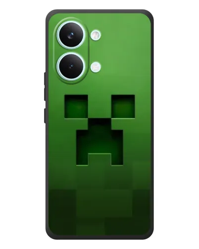Чехол для Xiaomi Poco X8 Pro Max с картинкой «Крипер микро-дизайн»