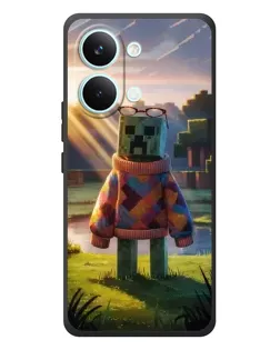 Чехол для Xiaomi Poco X8 Pro Max с картинкой «Крипер в свитере»