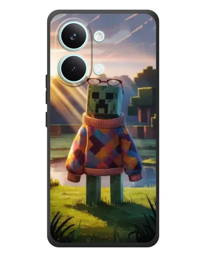 Чехол для Xiaomi Poco X8 Pro Max с картинкой «Крипер в свитере»