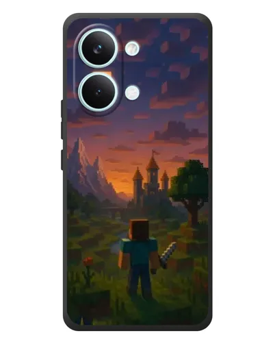 Чехол для Xiaomi Poco X8 Pro Max с картинкой «Стив у башни»