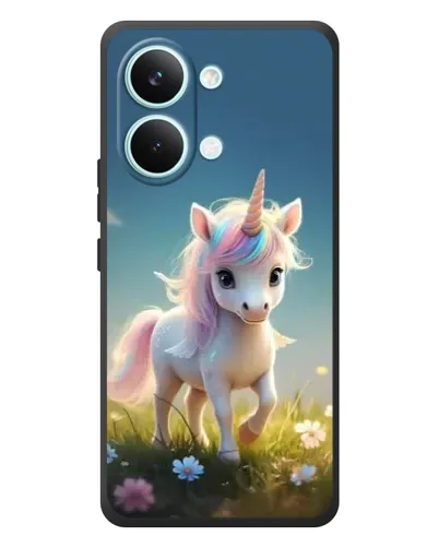 Чехол для Xiaomi Poco X8 Pro Max с картинкой «Единорог на поляне» Чехол для Xiaomi Poco X8 Pro Max с картинкой «Единорог на поляне»