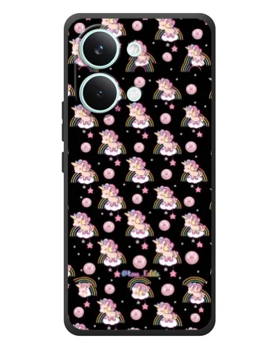 Чехол для Xiaomi Poco X8 Pro Max с картинкой «Magic Unicorn паттерн» Чехол для Xiaomi Poco X8 Pro Max с картинкой «Magic Unicorn паттерн»