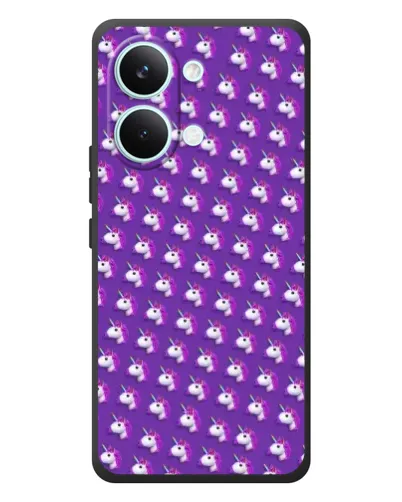 Чехол для Xiaomi Poco X8 Pro Max с картинкой «Единороги на фиолетовом» Чехол для Xiaomi Poco X8 Pro Max с картинкой «Единороги на фиолетовом»
