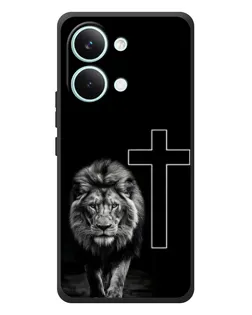 Чехол для Xiaomi Poco X8 Pro Max с картинкой «Лев и Крест»