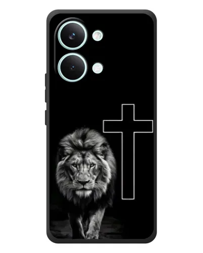 Чехол для Xiaomi Poco X8 Pro Max с картинкой «Лев и Крест»