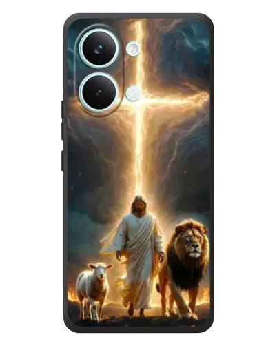 Чехол для Xiaomi Poco X8 Pro Max с картинкой «Лев Иуды и Свет»