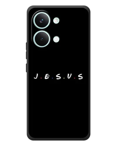 Чехол для Xiaomi Poco X8 Pro Max с картинкой «Точки веры J.E.S.U.S.»