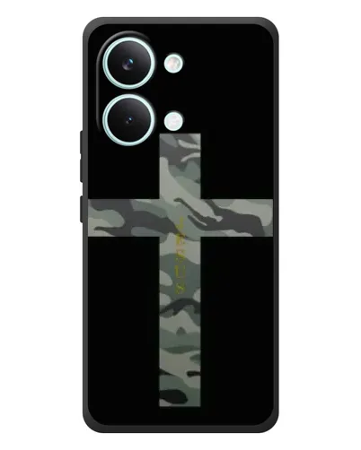 Чехол для Xiaomi Poco X8 Pro Max с картинкой «Милитари Крест»