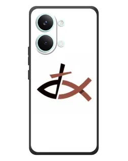Чехол для Xiaomi Poco X8 Pro Max с картинкой «Рыба и крест»