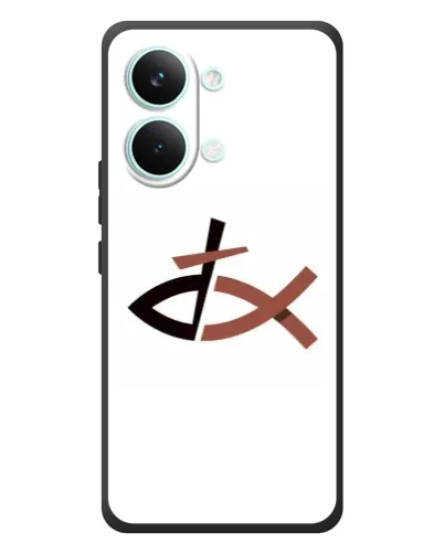 Чехол для Xiaomi Poco X8 Pro Max с картинкой «Рыба и крест»