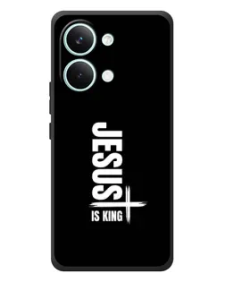 Чехол для Xiaomi Poco X8 Pro Max с картинкой «Вертикаль веры Jesus»