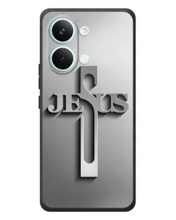 Чохол для Xiaomi Poco X8 Pro Max з картинкою «Металевий хрест Jesus» Чохол для Xiaomi Poco X8 Pro Max з картинкою «Металевий хрест Jesus»