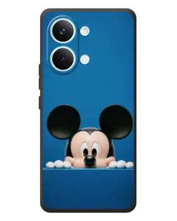 Чехол для Xiaomi Poco X8 Pro Max с картинкой «Микки выглядывает» Чехол для Xiaomi Poco X8 Pro Max с картинкой «Микки выглядывает»
