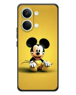 Чехол для Xiaomi Poco X8 Pro Max с картинкой «Микки на желтом»