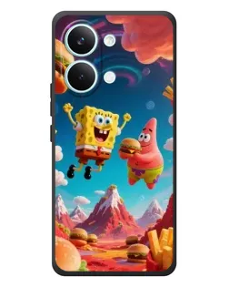 Чехол для Xiaomi Poco X8 Pro Max с картинкой «Космический фастфуд» Чехол для Xiaomi Poco X8 Pro Max с картинкой «Космический фастфуд»