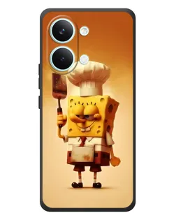 Чехол для Xiaomi Poco X8 Pro Max с картинкой «Губка Боб повар»