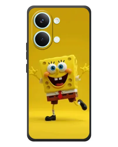 Чехол для Xiaomi Poco X8 Pro Max с картинкой «Позитивный Губка Боб»
