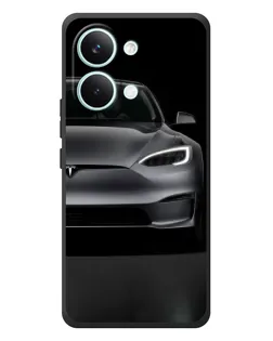 Чехол для Xiaomi Poco X8 Pro Max с картинкой «Tesla Model S Look»