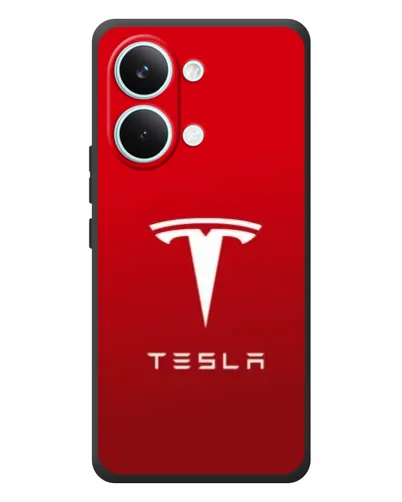 Чехол для Xiaomi Poco X8 Pro Max с картинкой «Tesla Red Classic»