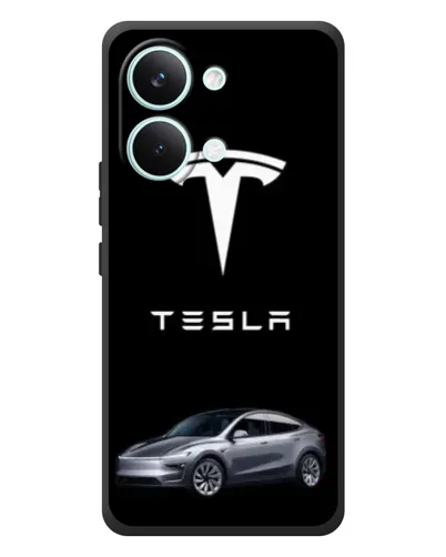 Чехол для Xiaomi Poco X8 Pro Max с картинкой «Tesla Model Y»