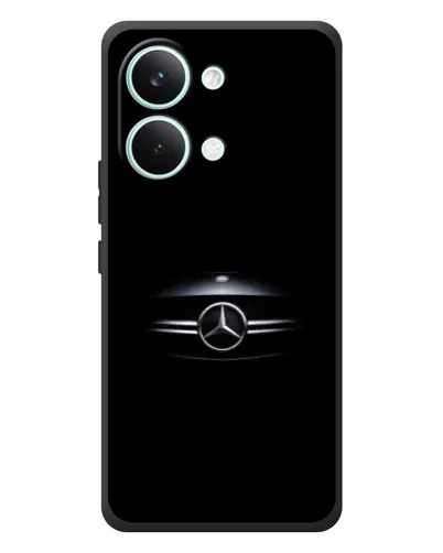 Чехол для Xiaomi Poco X8 Pro Max с картинкой «Mercedes — абстрактные линии»