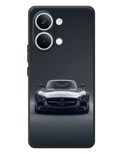 Чохол для Xiaomi Poco X8 Pro Max з картинкою «Mercedes на чорному» Чохол для Xiaomi Poco X8 Pro Max з картинкою «Mercedes на чорному»