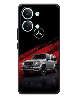 Чехол для Xiaomi Poco X8 Pro Max с картинкой «Mercedes G-Class красный»