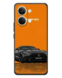 Чехол для Xiaomi Poco X8 Pro Max с картинкой «Оранжевый Mercedes AMG»