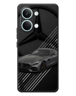 Чехол для Xiaomi Poco X8 Pro Max с картинкой «Mercedes AMG — графика»