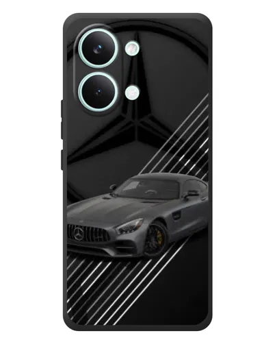Чехол для Xiaomi Poco X8 Pro Max с картинкой «Mercedes AMG — графика»