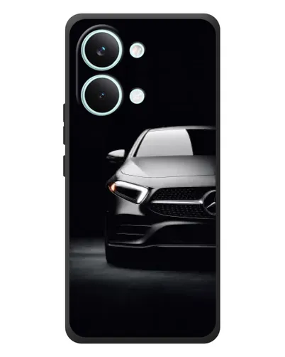 Чехол для Xiaomi Poco X8 Pro Max с картинкой «Свет фар Mercedes»