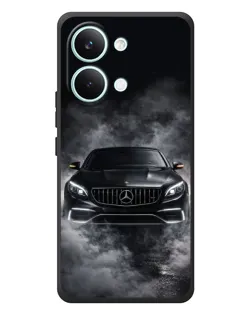 Чехол для Xiaomi Poco X8 Pro Max с картинкой «Mercedes в дыму»