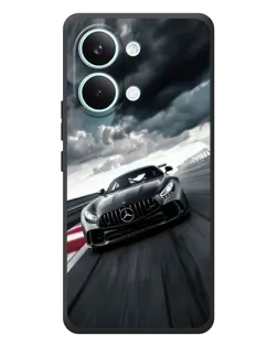 Чехол для Xiaomi Poco X8 Pro Max с картинкой «Гоночный Mercedes AMG»