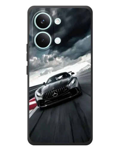 Чехол для Xiaomi Poco X8 Pro Max с картинкой «Гоночный Mercedes AMG»