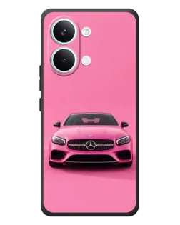 Чехол для Xiaomi Poco X8 Pro Max с картинкой «Розовый Mercedes AMG»