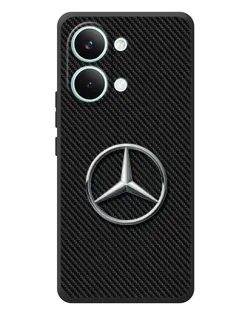 Чехол для Xiaomi Poco X8 Pro Max с картинкой «Карбоновый Mercedes стиль»