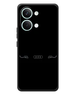 Чехол для Xiaomi Poco X8 Pro Max с картинкой «Audi — световой подпись»