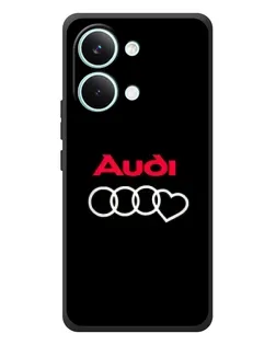Чехол для Xiaomi Poco X8 Pro Max с картинкой «Логотип Audi Heart»