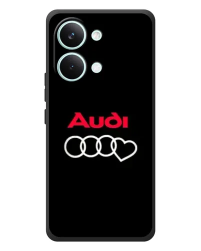 Чехол для Xiaomi Poco X8 Pro Max с картинкой «Логотип Audi Heart»