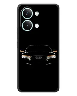Чехол для Xiaomi Poco X8 Pro Max с картинкой «Audi — ночной контур»