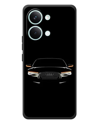 Чехол для Xiaomi Poco X8 Pro Max с картинкой «Audi — ночной контур»