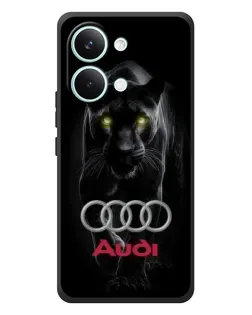 Чехол для Xiaomi Poco X8 Pro Max с картинкой «Пантера и Audi»