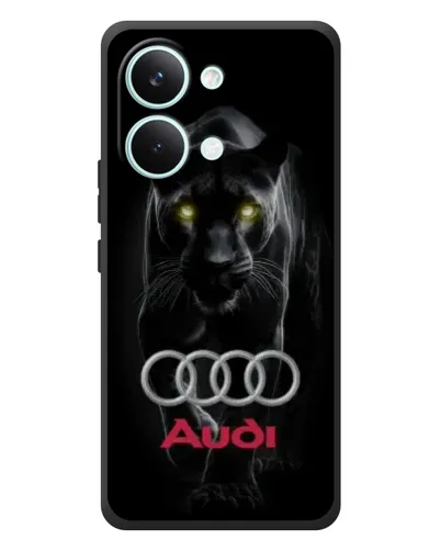 Чехол для Xiaomi Poco X8 Pro Max с картинкой «Пантера и Audi»