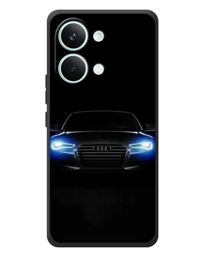 Чехол для Xiaomi Poco X8 Pro Max с картинкой «Audi в неоне»