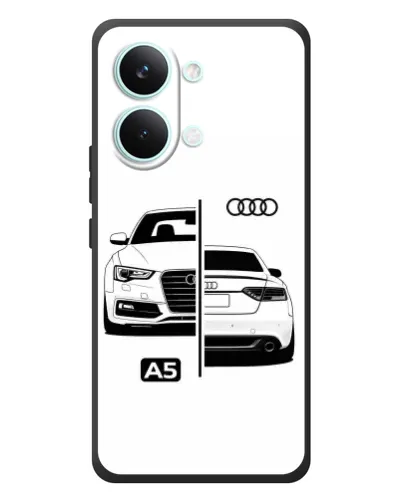 Чехол для Xiaomi Poco X8 Pro Max с картинкой «Audi — контрастный дизайн»